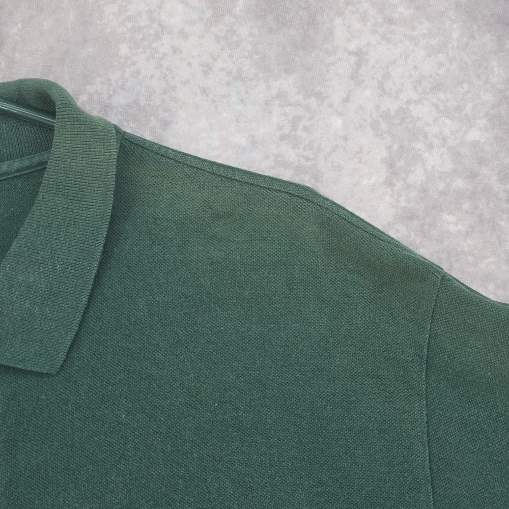 Vtg Polo Ralph Lauren Short Sleeve Polo Shirt Mens XXL Green Preppy Made In USA